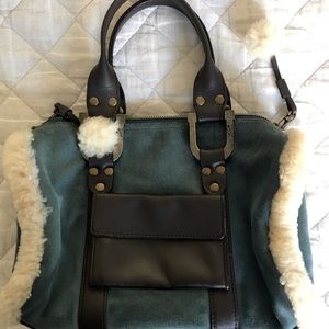 UGG Suede Fur Purse